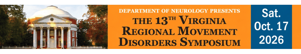 2026 13th Virginia Regional Movement Disorders Symposium Banner